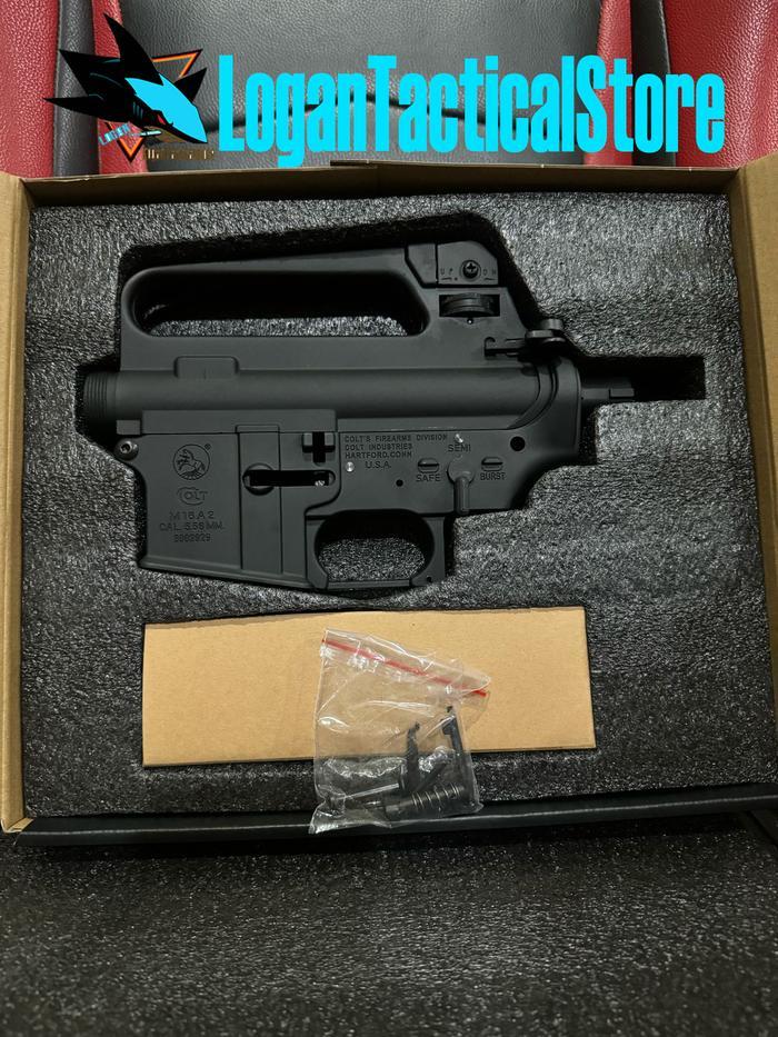 STOK TERBATAS !!!! BODY RECEIVER SET METAL EC M16 A2 STYLE FOR M16/M4 BLACK AEG TERJANGKAU