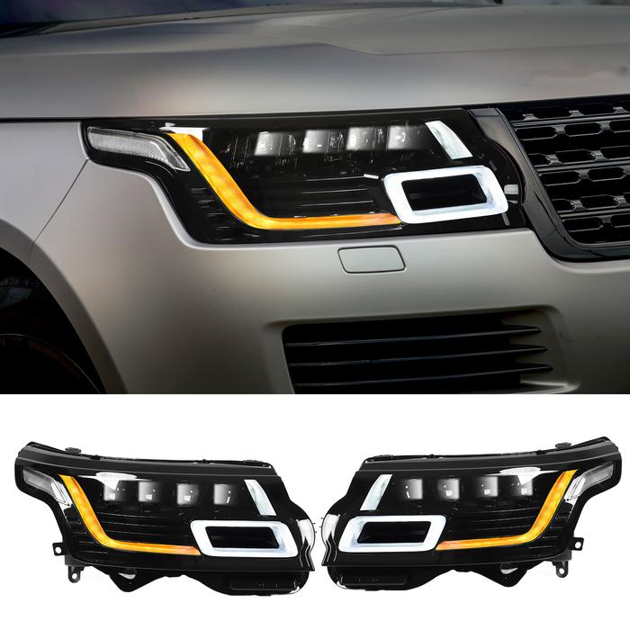 Full LED Matrix Headlights Assembly Projector Headlamp Replacement