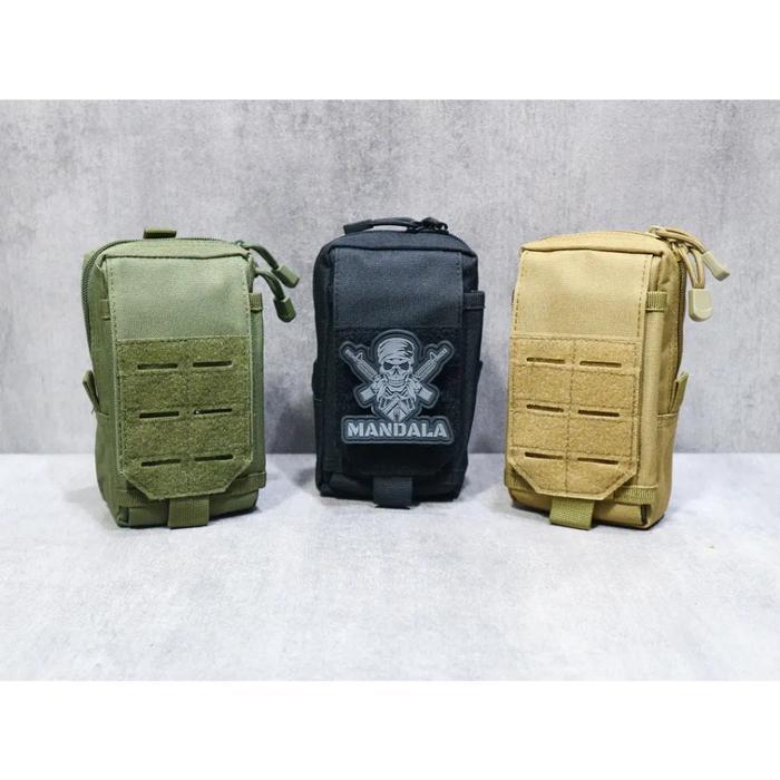 sarung Hp Tactical Pouch Hp Taktis Serbaguna tipe 338 ROG lasercut