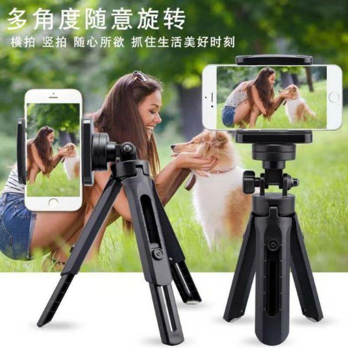 Tripod Support Mini Extaedable Wtih Holder 360 - Mini Tripod Hp Kamera Murah original
