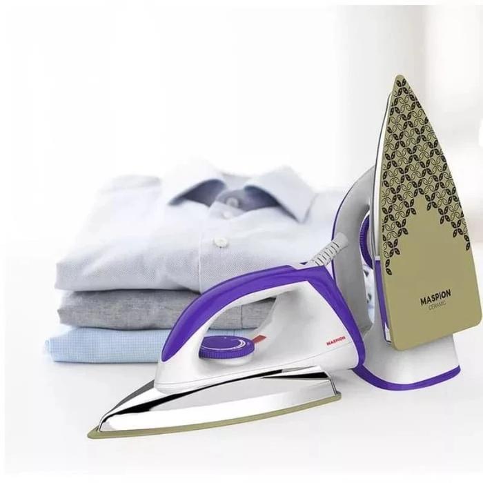Maspion Setrika Listrik Dry Iron Anti Lengket Ceramic 350Watt HA380