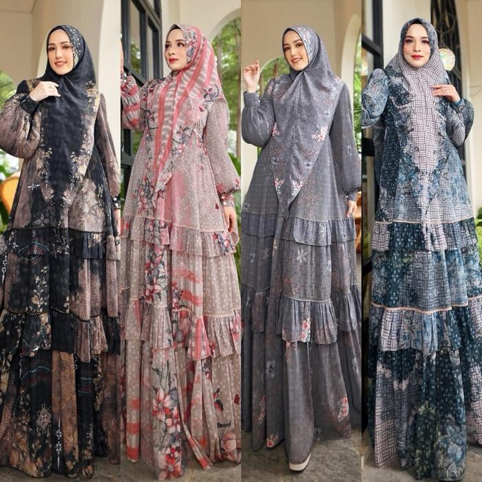 GAMIS SYARI FAUZANA ELDEENA BY ZAHRANISYA HIJAB