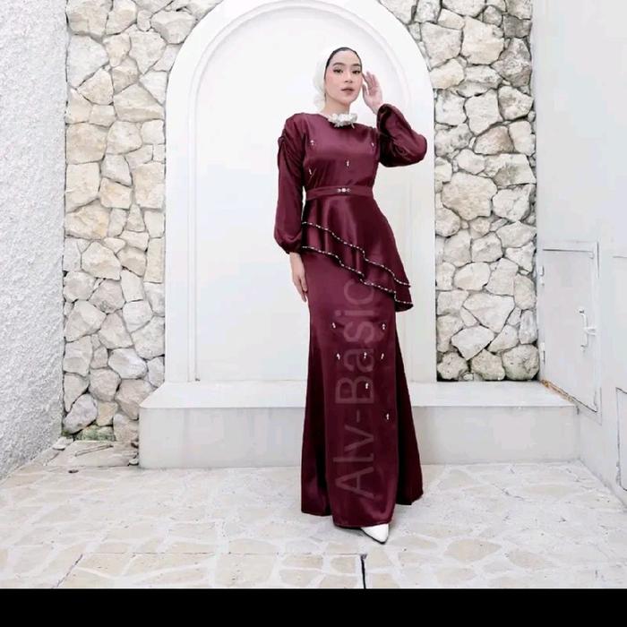 alexandria dress Gamis  Muslim Wanita Dewasa