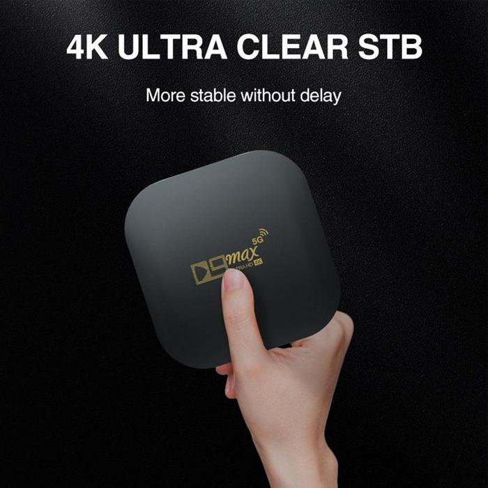 Set Top Box D9max Smart TV Box Kecepatan Tinggi untuk Android 11 4K