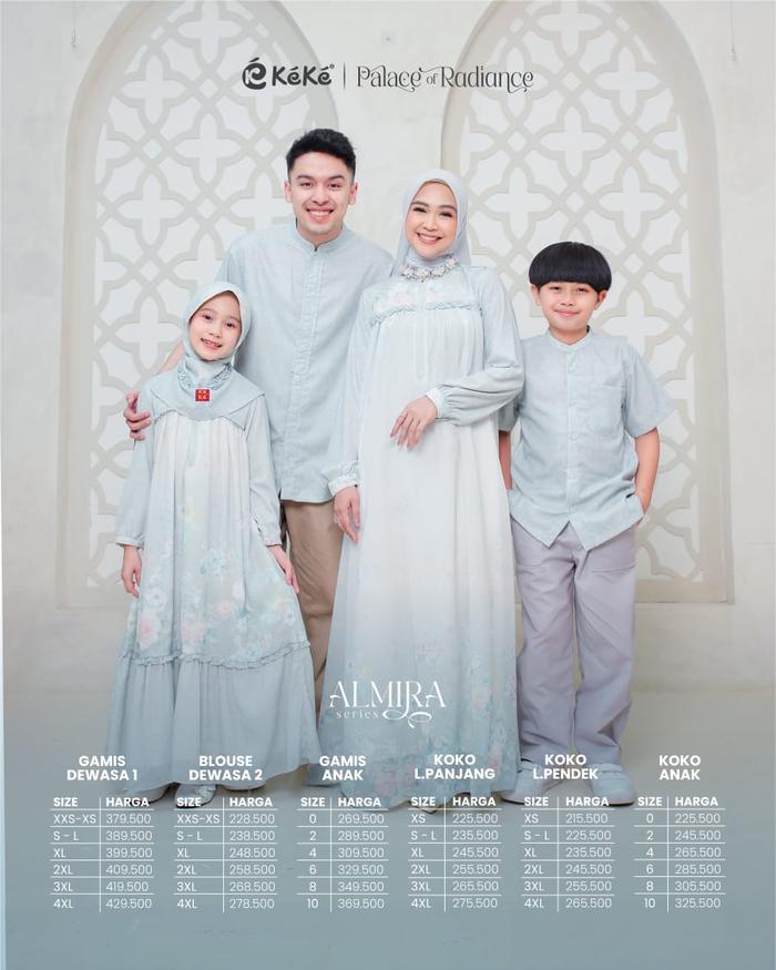 [RAYYA SERIES 2026] SARIMBIT ALMIRA SAGE BY KEKE | ALMIRA SERIES | COUPLE ALMIRA BY KEKE