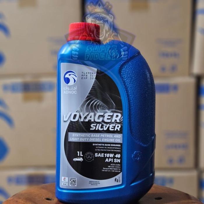 Oli Adnoc Voyager Silver SAE 10W40 Size 1Liter