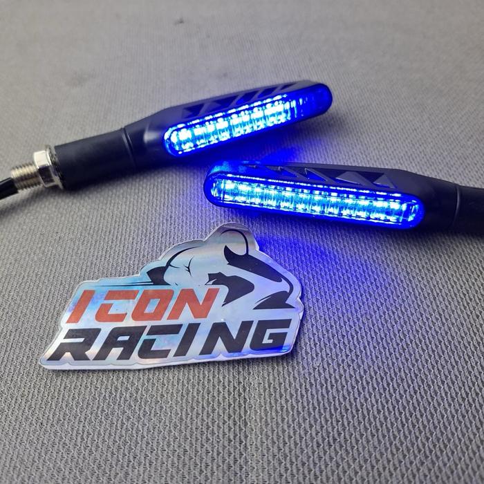 Lampu Sen Led Running 1 Mode Model Shark Universal Motor Klx Crf Tiger Rxk Cb150 Verza Vixion Xabre