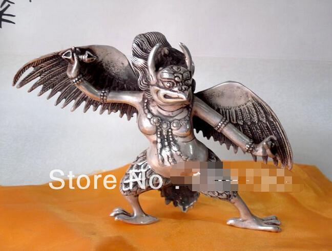 WBY914 + + + BUDDHA TIBET Patung BUDDHA Dewa Burung GARUDA