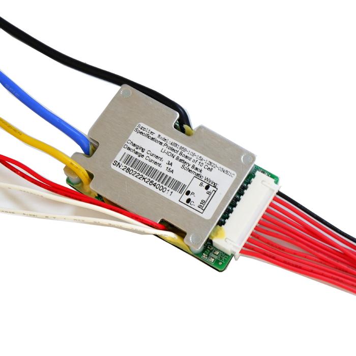 36V lithium ion battery protection circuit 10S 36V/37V 15A BMS With