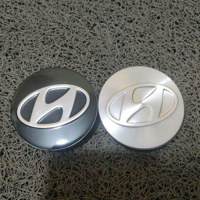 tutup dop roda dop velg hyundai h1 all new tucson atoz trajet diameter 6 cm plat aluminium car