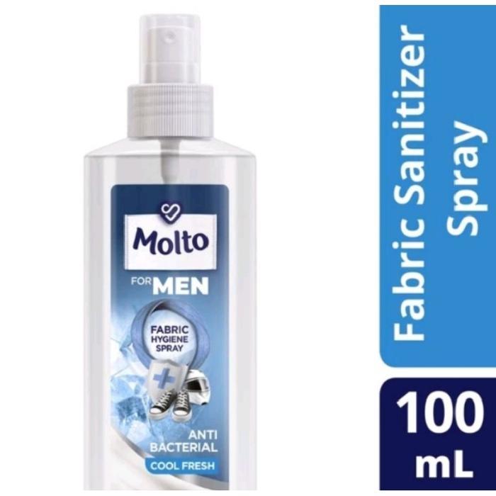 Molto For Men Fabric Hygiene Spray Antibacterial Cool Fresh 100 ml