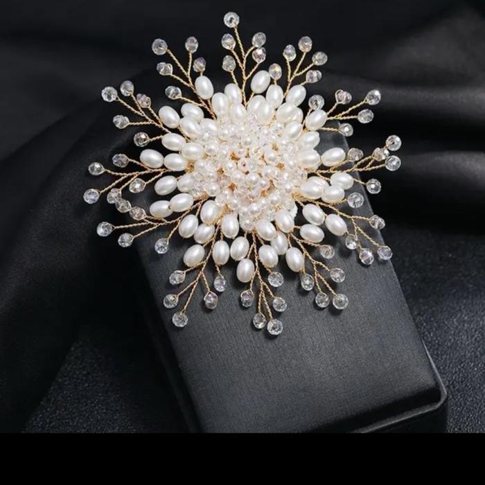Bros mutiara handmade bros mutiara premium bros mutiara cantik