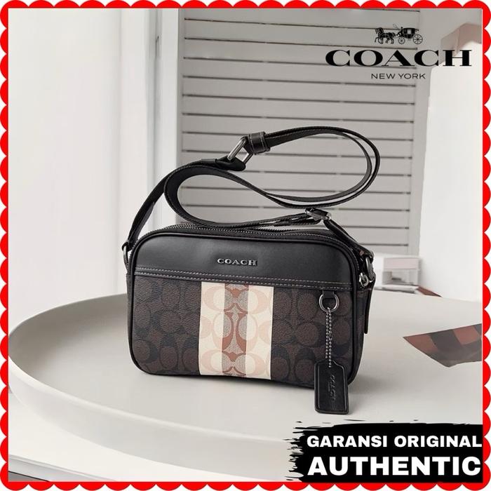 Tas Selempang Coach Pria Graham Original Branded Authentic