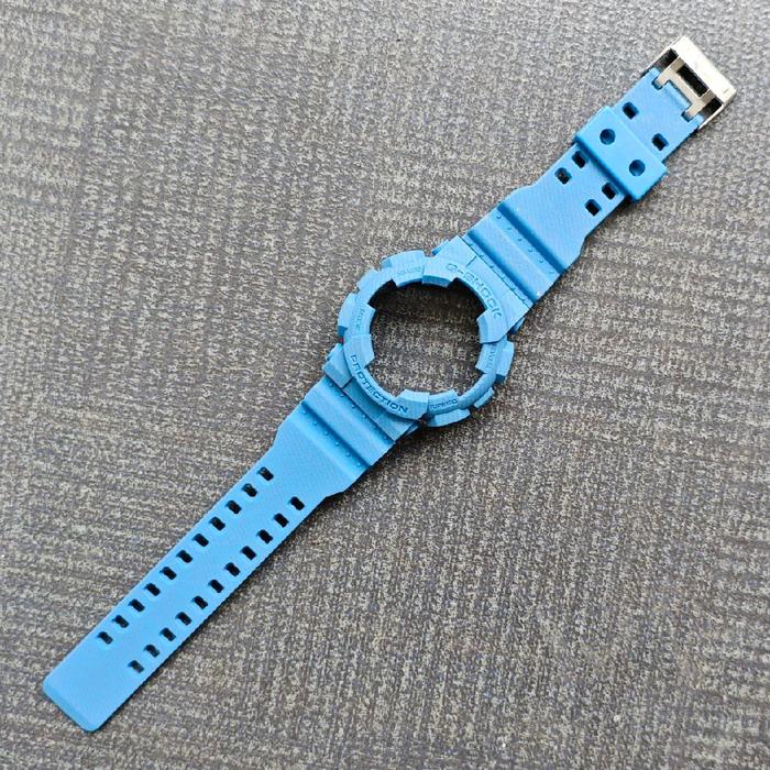 STRAP BESEL BNB  GSHOCK GA 100 GD 100 GA 110 GD 110 GA 120 140 GD 120 GAX 100 BLUE SOLID DENIM JEANS