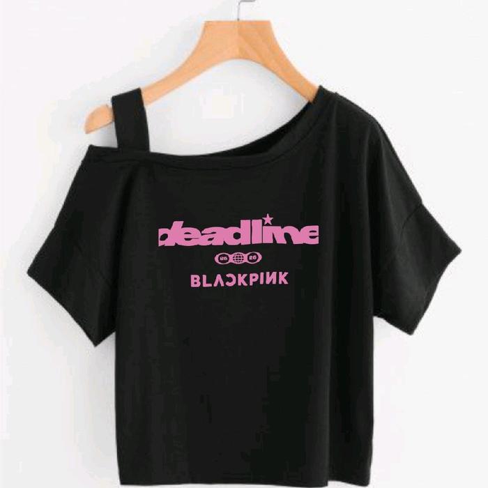 Crop T-shirt BLACKPINK DEADLINE design encore