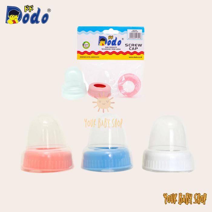 Dodo Screw Cap Dodo Sparepart Tutup Botol Susu Standar Reguler Neck Ring Baby Bottle BPA Free