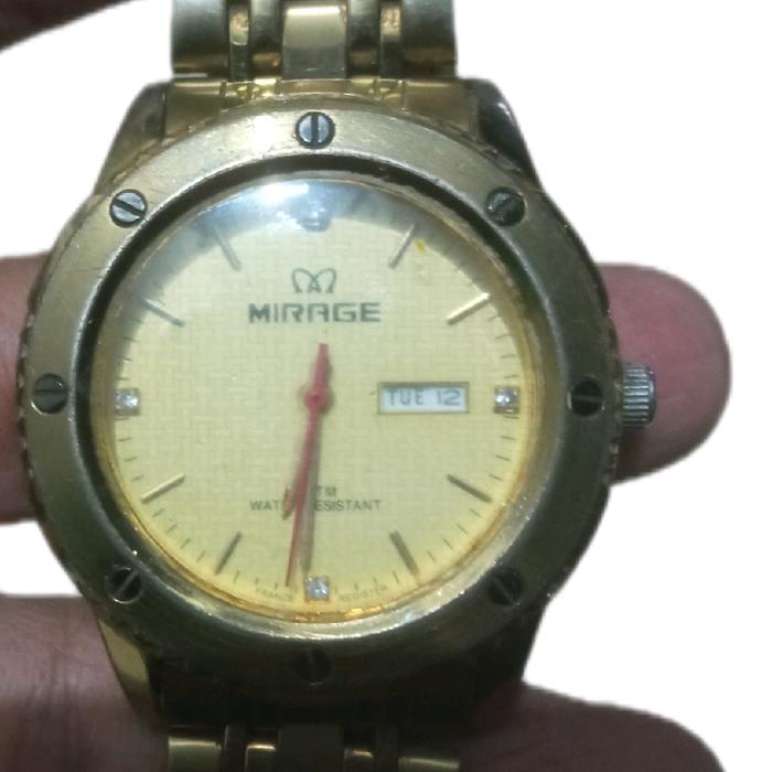 Mirage Jam Tangan Pria Model Water Resistant Tampilan Elegan dan Fungsional