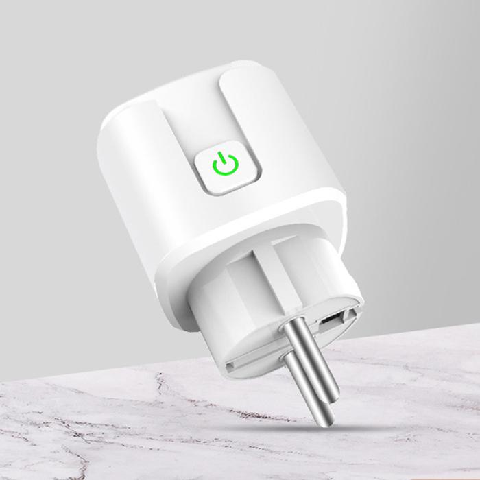 Tuya WiFi Smart Plug Energy Monitoring EU Smart Plug Work with Alexa
