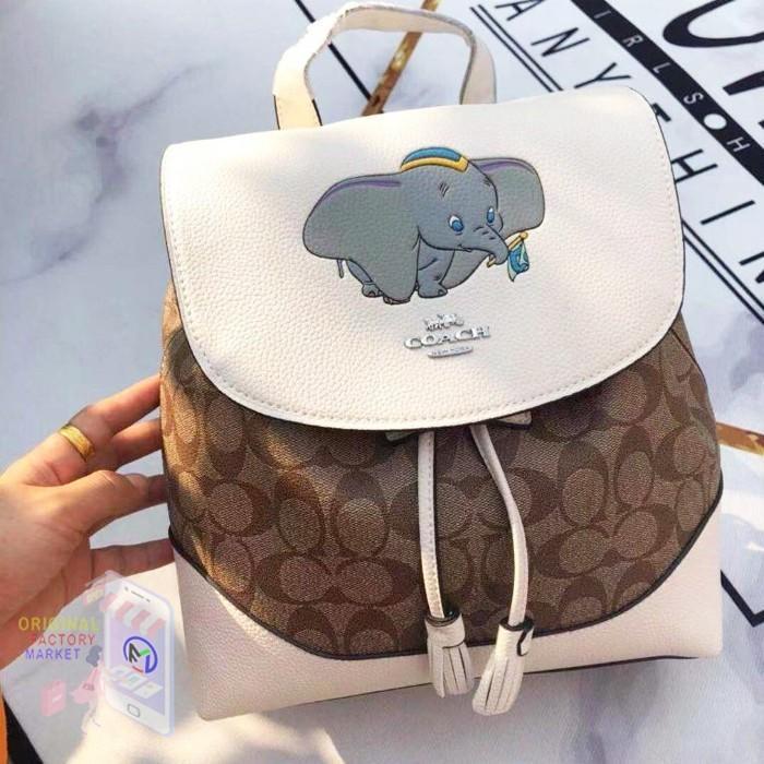 TAS Coach 91121 DISNEY Elle Backpack In Signature Canvas With Dumbo