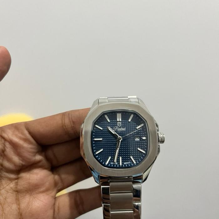 Parlent Phoenix Steel - Jam Tangan Pria 42mm, Mesin Japan Quartz, Tahan Air 5ATM, Bahan Stainless St