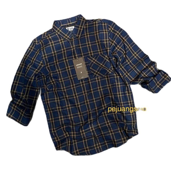 3second ORIGINAL 100% kemeja katun