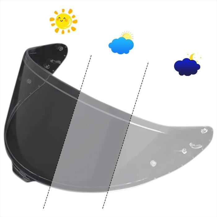 helmet Photochromic Visor For SHOEI X15 X-15 RF-1400 Z8 Z-8 CWR-F2 NXR2