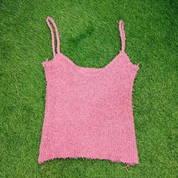 a4 1441 atasan crop rajut