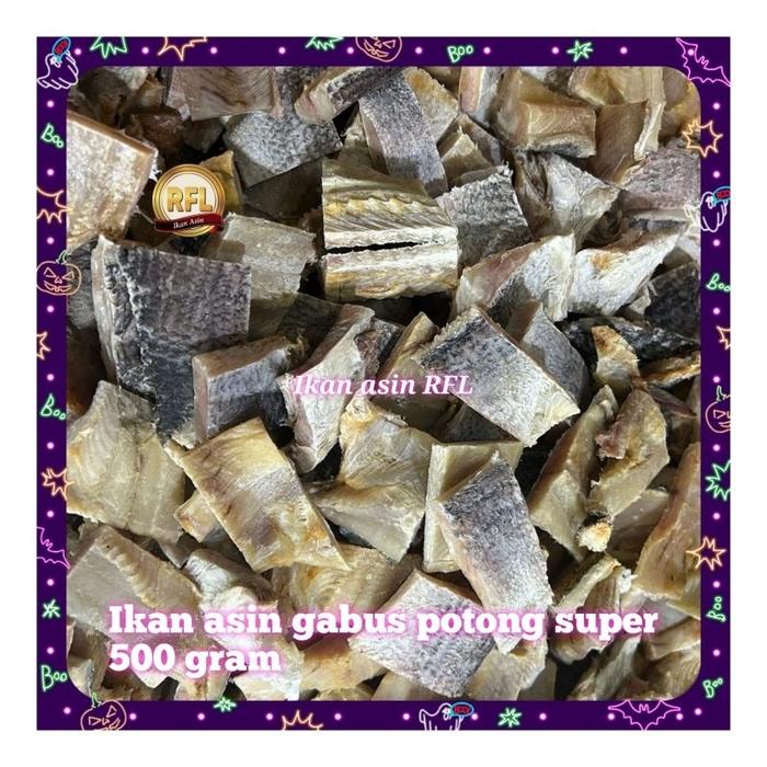 ikan asin gabus potong terlaris 500gram