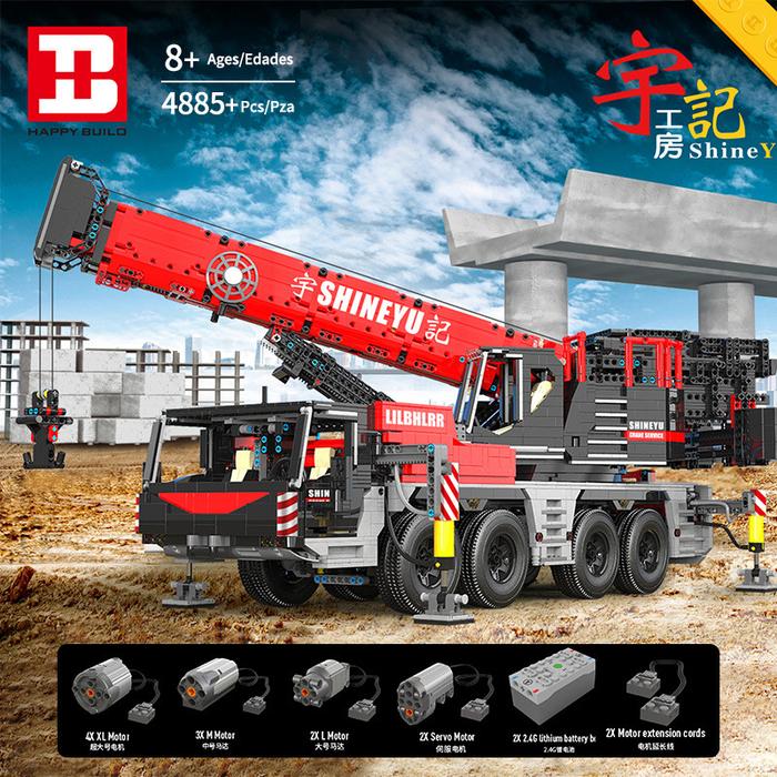 MOC Technical Power Crane Model The APP RC Motorized Mobile Crane