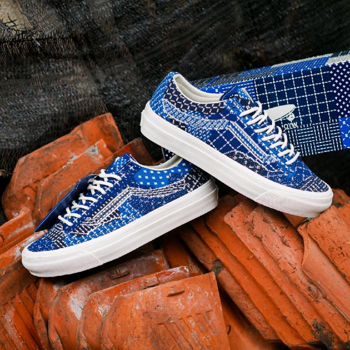 Sepatu Vans OTW Old Skool 36 EK x The FDMTL Blue Denim