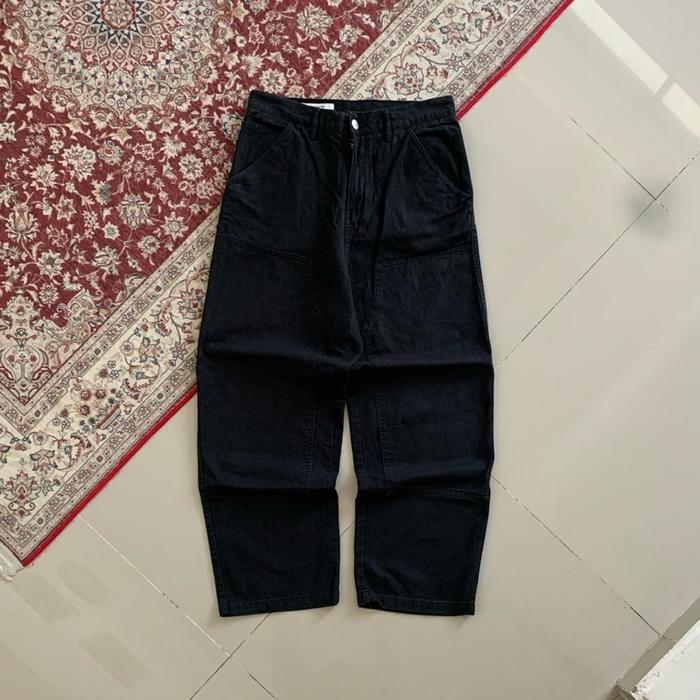888Second Denim Double Knee Baggy Pants