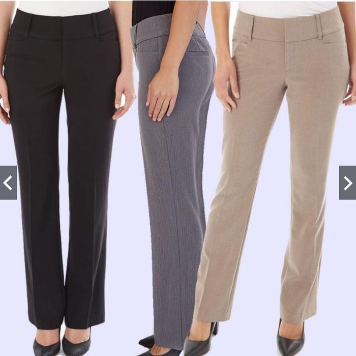 storelly99 Celana Kerja Celana Bahan wanita celana panjang jumbo APT9 TUMMY CONTROL office pants (bl