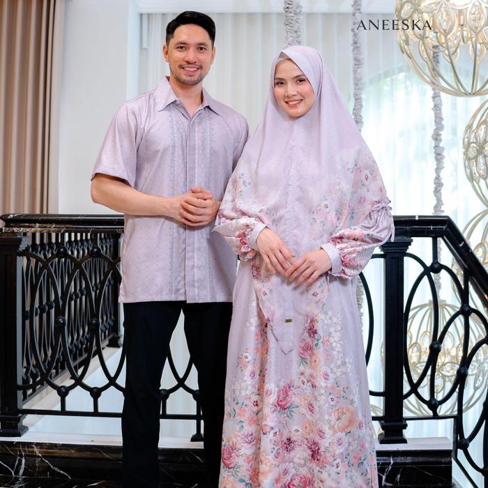 Oriana Zayda Series Sizing Collection | Sarimbit | Family Set Lebaran I Koko Ayah, Gamis Ibu, Khimar