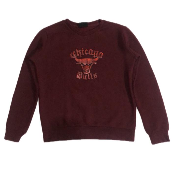 Crewneck Chicago Bulls marron second original made in china (LP=100cm, P=60cm)
