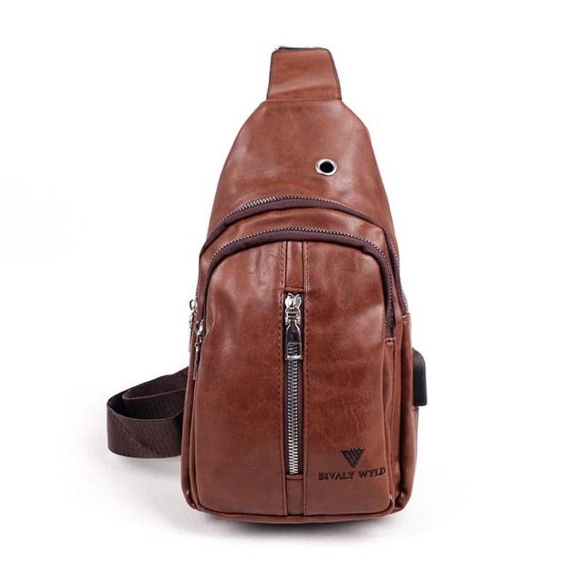 OPIOBAGS BIVALY WYLD TAS SLINGBAG KULIT PRIA IMPORT / BW 02