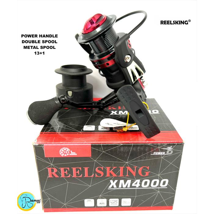 Reel Power Handle One Way Spool Handle Metal Reelsking XM 6000