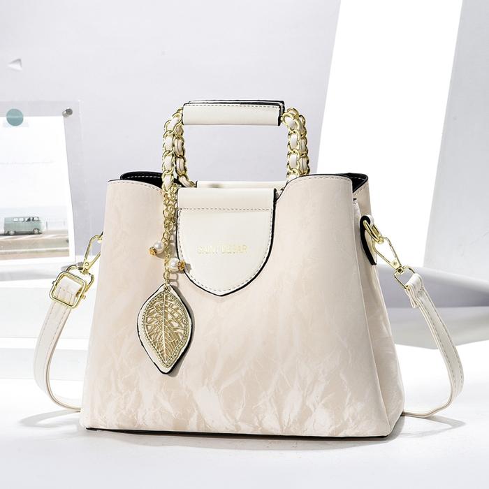 JK 3163 TAS SELEMPANG WANITA HANDBAG KONDANGAN SLINGBAG IBU IBU FASHION MOTIF ELEGAN BUCKET BAG TAS