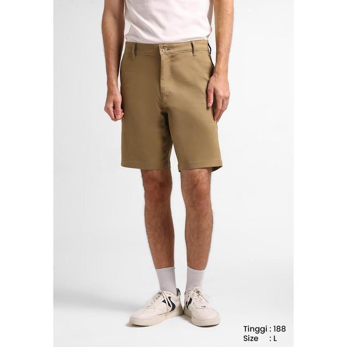 MANZONE - Celana Pendek Bermuda Danny 08 Slim Fit - Brown