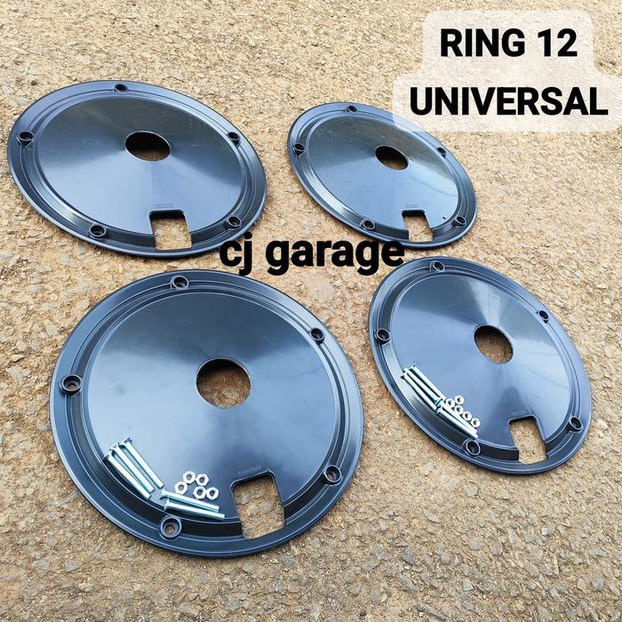Wheeldop Metic Ring 12 UNIVERSAL ABS HITAM set BAUD Wildop Ring 12 Semua Metik Fazio scoopy Wheel do