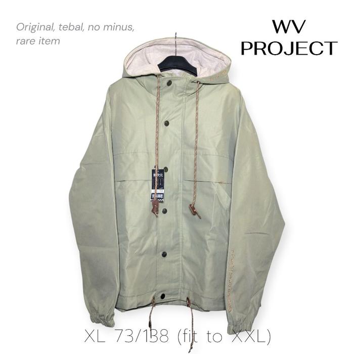 WV Project Casual Oversized Original Jacket Size XL fit XXL Vintage Unisex Jaket Pria Wanita