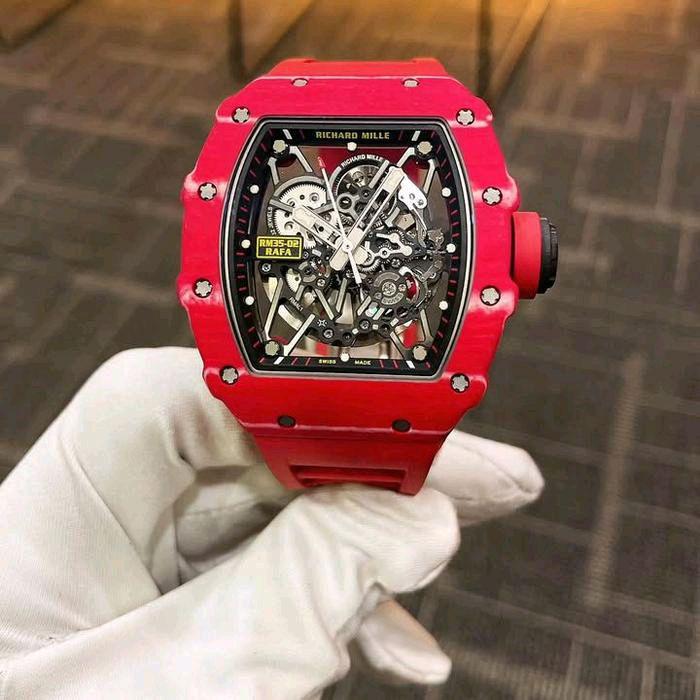 JAM TANGAN Pria {Richard mille}RM35-02 NTPT Swiss Automatic BBR Best Edition
