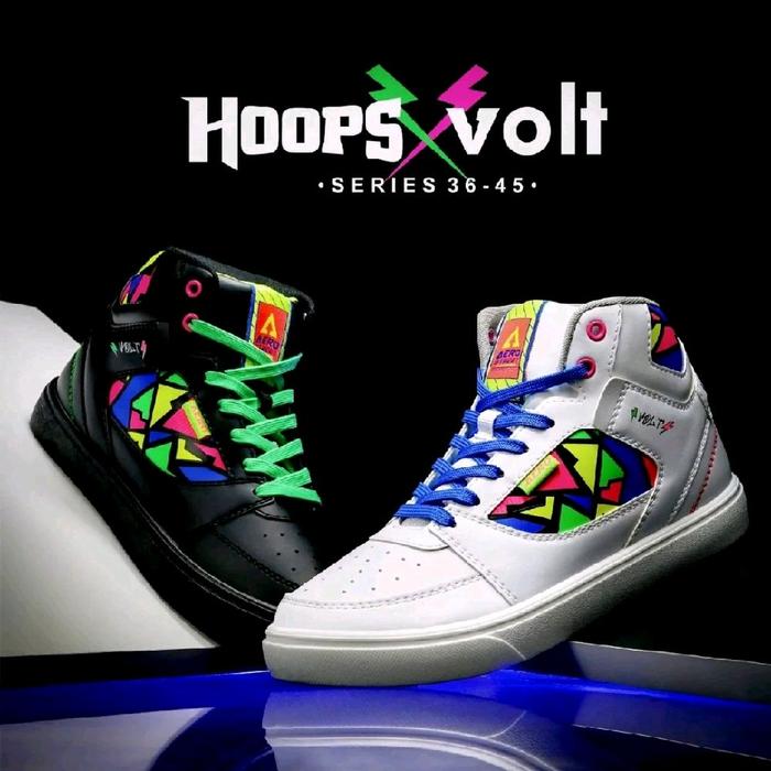 Aerostreet 37-44 hoops x volt series black - limited edition