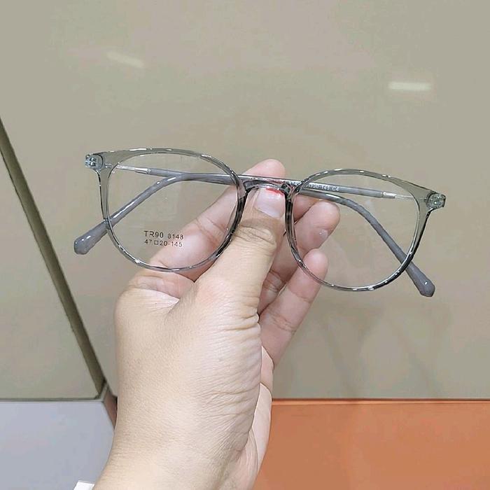 FRAME KACAMATA OVAL TR90 8148, COWOK/ CEWEK