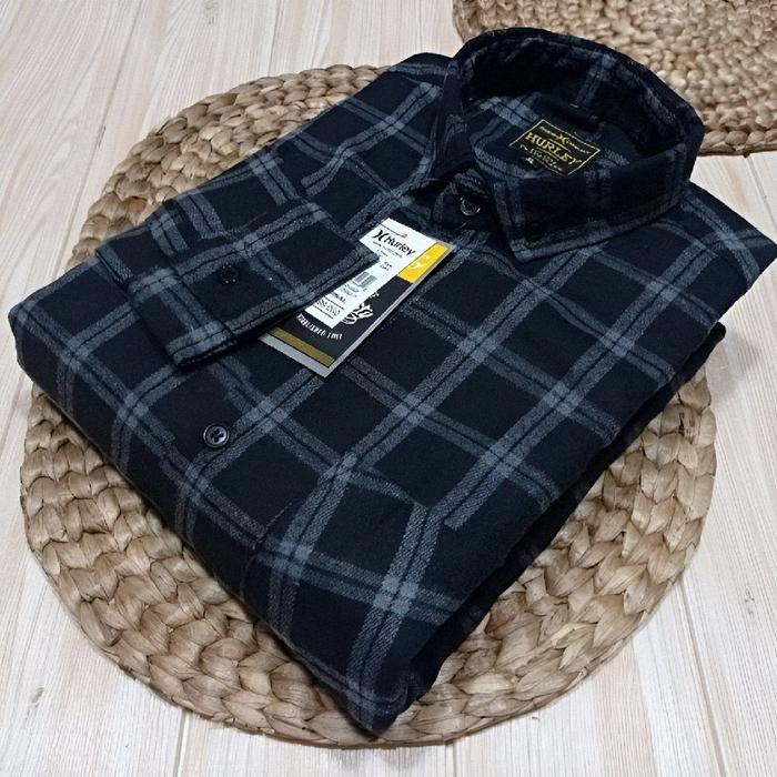 KEMEJA FLANEL LENGAN PANJANG PRIA DAN WANITA SLIM FIT MOTIF KOTAK KOTAK IMPORT PREMIUM [ORIGINAL] ke