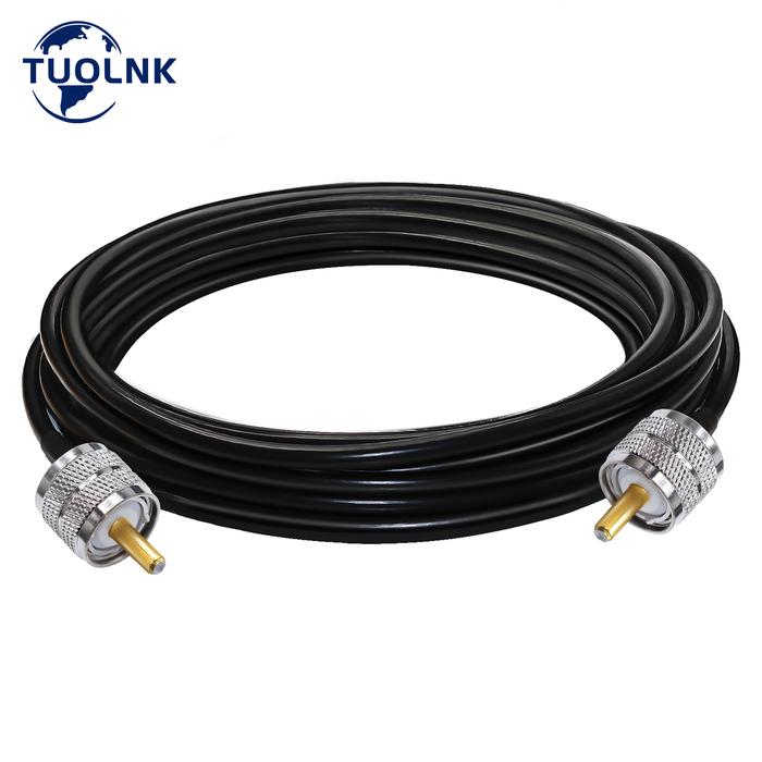 RG58 Coax Cable UHF Male to UHF Male Extension Cable Low Loss RF