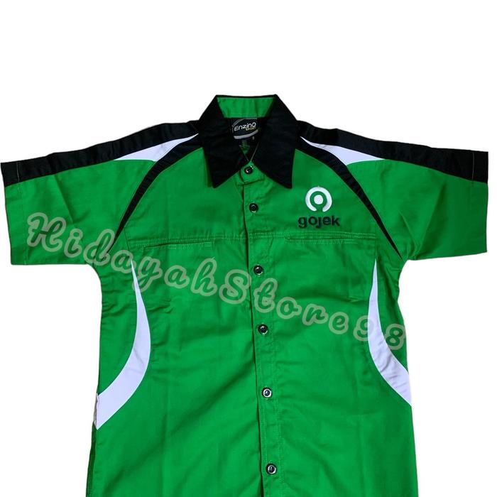 KEMEJA GOJEK TERBARU SERAGAM GOJEK TERBARU BAJU GOJEK TERBARU SERAGAM GOJEK KEMEJA GOJEK PDL LENGAN 