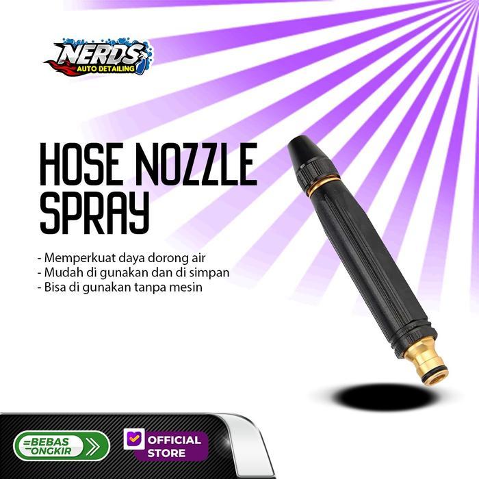 Hose Nozzle Spray Water Gun Selang Semprotan air Upgrade Kuningan