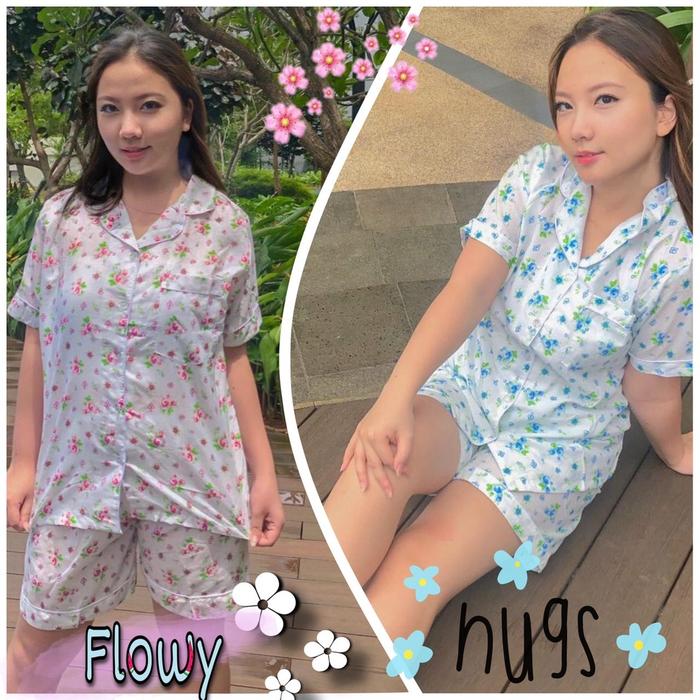 LengkapMurah- Damai fashion - piyama tidur KATUN CELANA PENDEK motif - konveksi