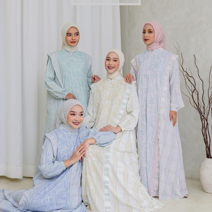 Alesha dress bahan new alesha