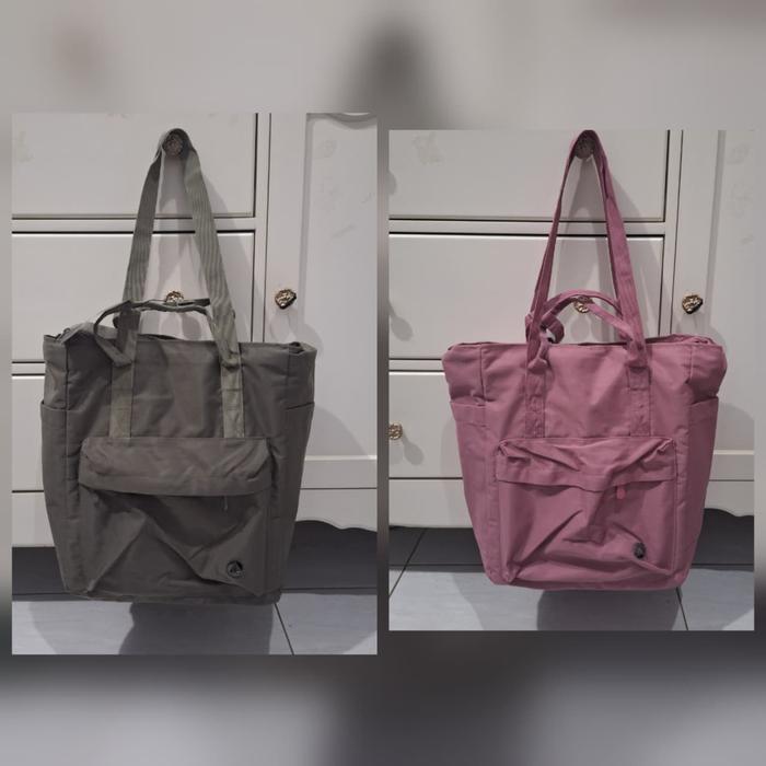 Tas Ransel Airwalk - AIW Erin Backpack Original Pink / Olive
